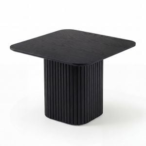 Elbasan 60cm Square Coffee Table Black