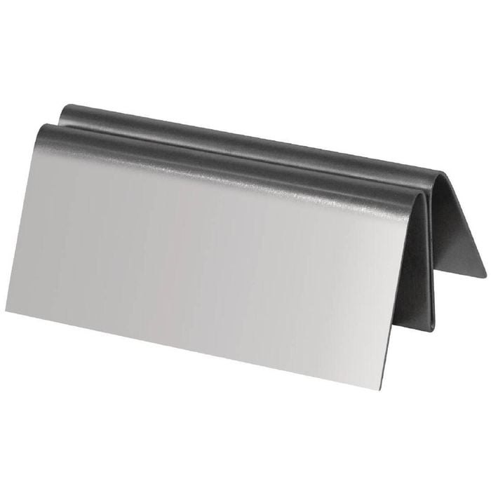 Olympia Menu Holder Upright Acrylic Double Sided A4 305x210x93mm Commercial Tabletop Display