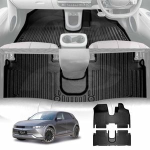 3D Floor Mats for Hyundai IONIQ 5 IONIQ5 2021-Onwards Heavy Duty All Weather Mats Carpet Liner Set