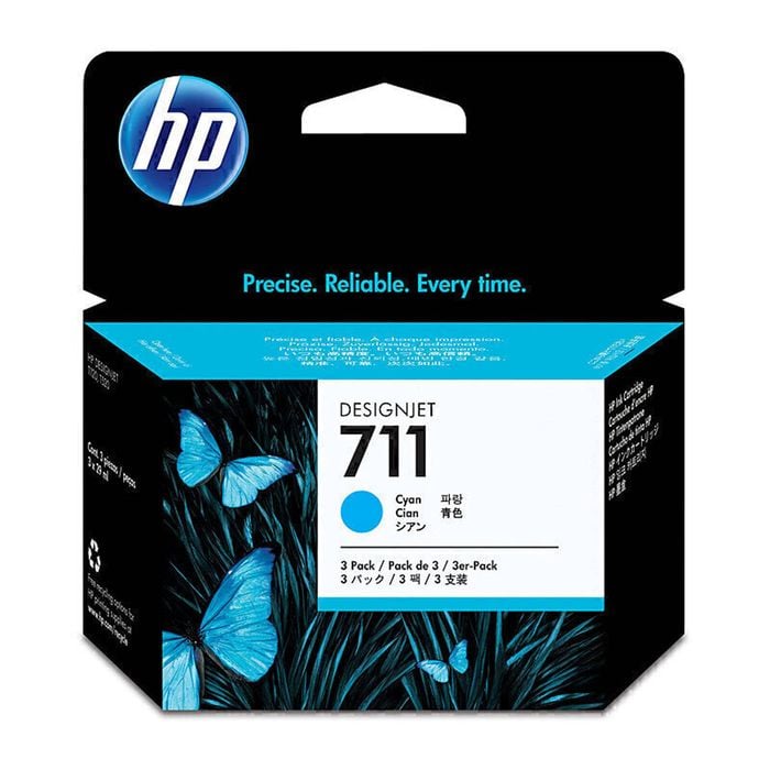 Hp #711 29ml Cyan Ink Cz130a