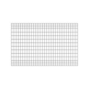 PEAK 1800 x 1200mm Black Steel Fence Panel For Wire Grid Fencing