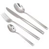 Tondo Stainless Steel Dinner Forks - 21.5cm - 6x Durable Rust Resistant Stainless Steel Dishwasher Safe Flatware Set