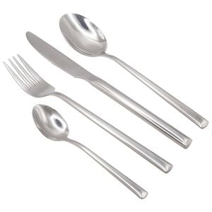 Tondo Stainless Steel Dinner Forks - 21.5cm - 6x Durable Rust Resistant Stainless Steel Dishwasher Safe Flatware Set