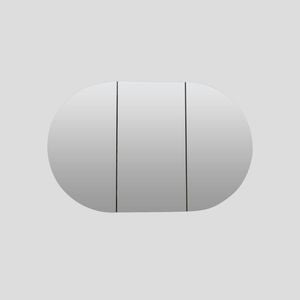 Future Glass Ruma Frameless Pill Mirror Cabinet - 760 x 1200mm (Triple Door)