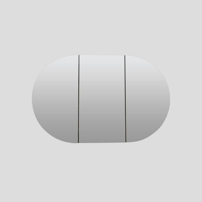 Future Glass Ruma Frameless Pill Mirror Cabinet - 760 x 1200mm (Triple Door)