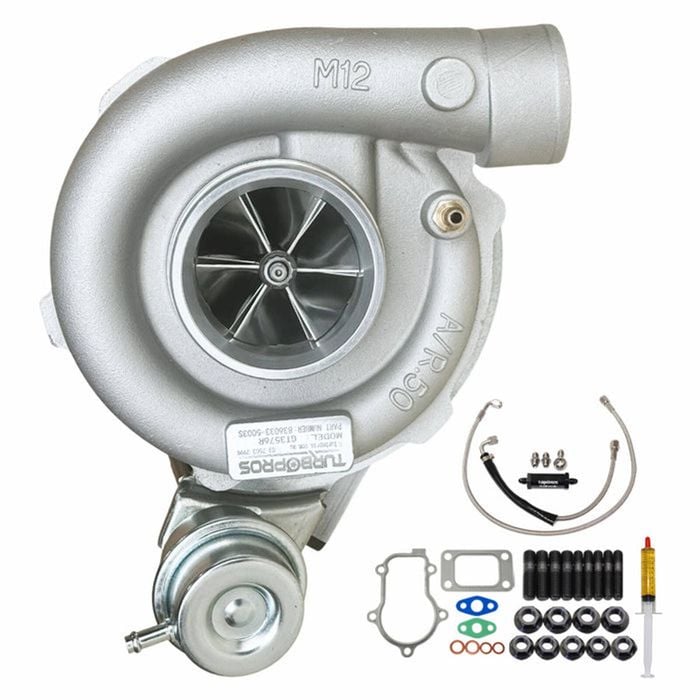 Upgrade Billet GT3576R Turbo Charger With Oil Feed Line For Ford Falcon FG X XR6/G6E Barra 4.0L 2014-2016