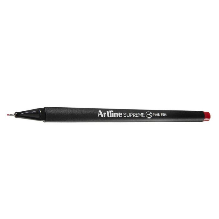Artline Supreme Fineline Pen 0.4mm (Box of 12) (Red)