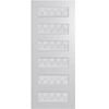 Hume 2040 x 820 x 40mm Entrance Door Nexus Duracote NEX36 - Rice Paper