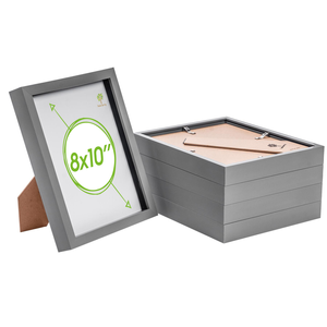 Nicola Spring 3d Box Photo Frames - 8" X 10" - Pack Of 5