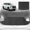 6D Diamond Car Boot Mat for Mitsubishi Pajero Sport (KR/KS/QE/QF)2015-Current-Cargo Mat-Black-Outback GT