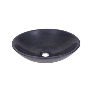 Mondella Black Blue Round Rumba Marble Basin