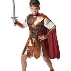 Ancient Roman Warrior Boys Gladiator Costume - 7-9