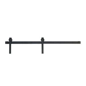 Hume 2000mm Internal Barn Door Frontier Track & Fitting Set Black