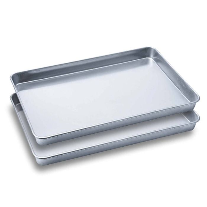 SOGA 2 Pack Aluminium Baking Pan Gastronorm Tray 60x40x5cm