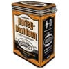 Nostalgic-art Clip Top Storage Tin Harley Davidson Milwaukee 7.5x11x17.5cm