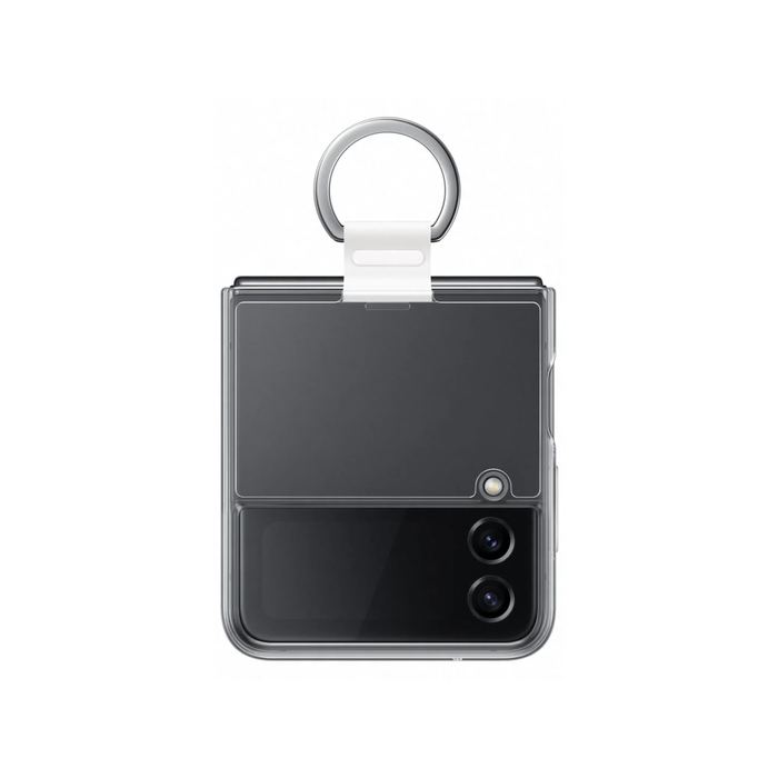 Samsung Galaxy Z Flip4 Clear Cover with Ring - Clear