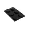 Surface Gard 18mm Black Round Floor Protection - 6 Pack