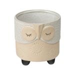 Northcote Pottery 11cm White Owl Pot