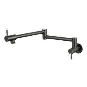 Mondella WELS 4 Star 7.5L/min Black Matte Resonance 2 Control Valves Pot Filler