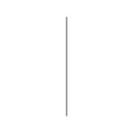 PEAK Chain Link Fencing 1150mm Black Steel Tension Bar