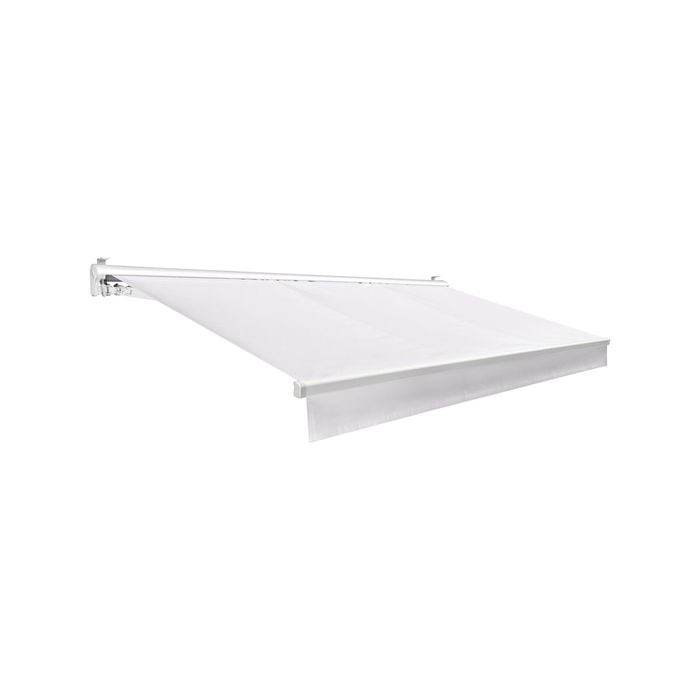 Windoware 5.8 x 3m Natural Semi Cassette Outdoor Folding Arm Awning - Natural