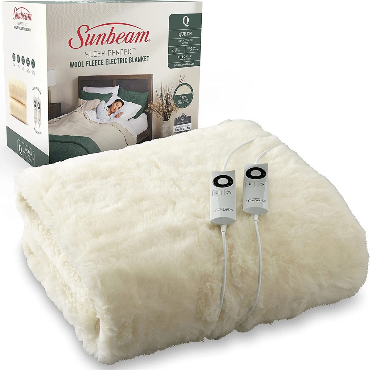 Wool electric blanket king hotsell