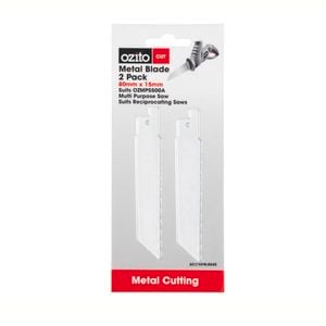 Ozito 15 x 80mm Multi Purpose Metal Cutting Saw Blade - 2 Pack