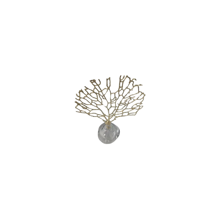 Elegant Collections Small Gold Crystal Tree Décor