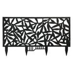 Matrix 400 x 900mm Charcoal Foliage Garden Edging