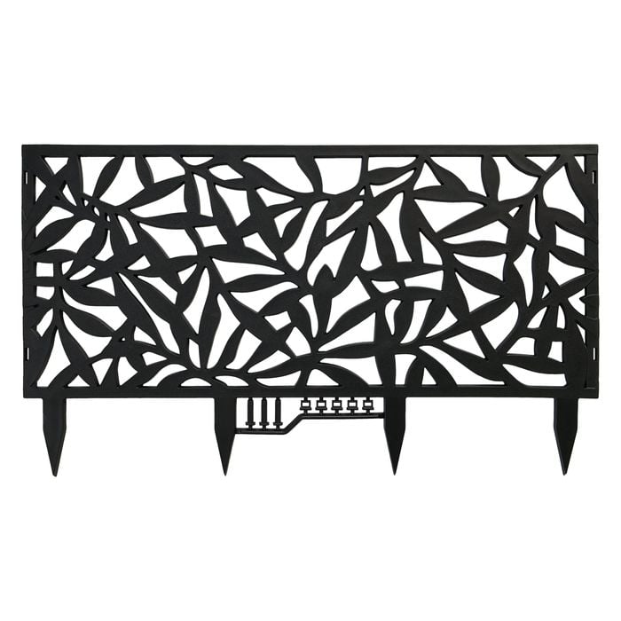 Matrix 400 x 900mm Charcoal Foliage Garden Edging