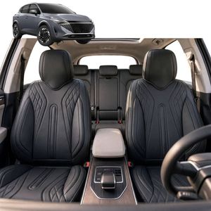 Australian Goose Front Seat Covers for Nissan QASHQAI E-Power 2024 - Current - PU Leather, Black (2pc)