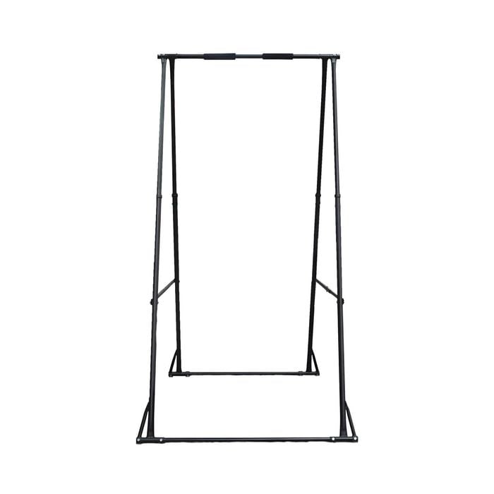 Fitnesslab Foldable Pull Up Bar Station Aerial Yoga Stand Frame Swing Trapeze