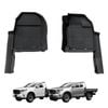 AUSGO 7D Injection Car Floor Mats for Mazda BT-50 BT50 Single / Extra Cab 2020-Onwards All-Weather Floor Liners