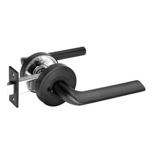 Delf Matte Black Alicante Privacy Lever Set