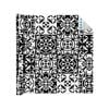Boyle 1.5m x 45cm Self Adhesive Film - Moroccan Black Tiles