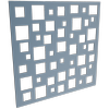 ProtectorAl 300-1200 x 300-1200mm Deep Ocean Squares Unframed Solid Aluminium Decorative Panel 