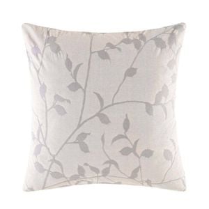 Kas Australia Ophelia Euro Throw Pillowcase 65x65cm - Silver