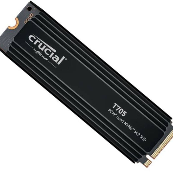 Crucial T705 Gen5 SSD 4TB ヒートシンクなし 図太く 動作確認済 Crucial T705 Gen5 SSD 4TB ヒートシンクなし 図太く 動作確認済