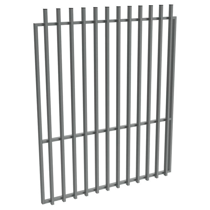 ProtectorAl 1201-1500W x 1800H Monument Aluminium Batten Garden Gate