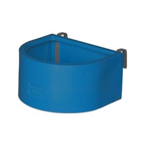 AgBoss D Shape Horse Sables and Paddock Fence Feeder 45L Teal