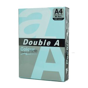 Double A A4 80gsm Pastel Colour Copy Paper 500pcs (Ocean)