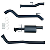 Ignite Exhausts Dpf Back For Toyota Hilux 2.8l Td Gun126r 3" Inch With Muffler Black Aluminised Steel