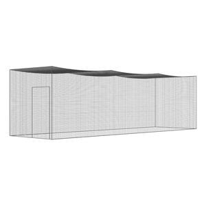 VEVOR Baseball Batting Netting Black for Practice Portable Pitching Cage Net with Door and Carry Bag