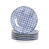 Nicola Spring Patterned Side, Dessert & Cake Plates - 18 cm - Set of 6