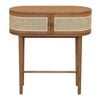 Kelly 2 Door Console Table (Almond)