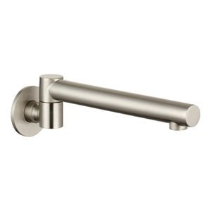 Mondella Resonance Brushed Nickel Straight Bath Swivel Spout