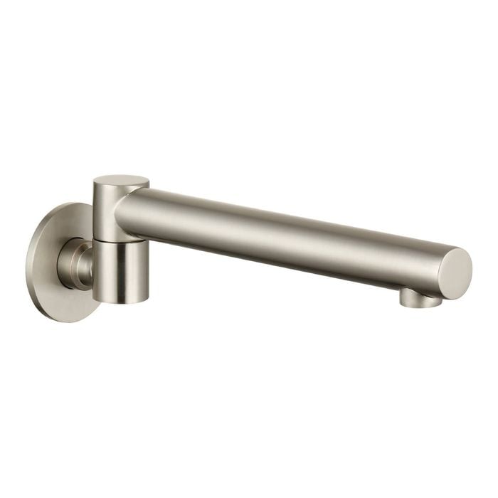 Mondella Resonance Brushed Nickel Straight Bath Swivel Spout
