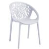 Marquee White Sierra Twist Resin Chair