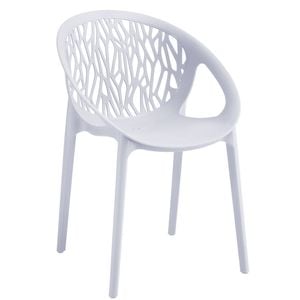 Marquee White Sierra Twist Resin Chair