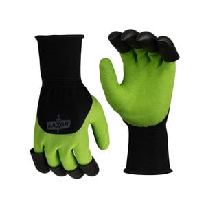 Saxon Large Double Claw Latex Gloves